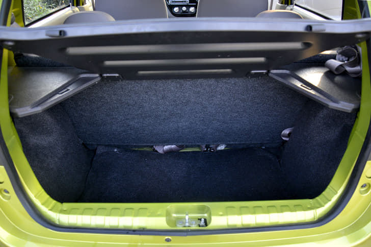 220-litre boot is up to class standards but can’t rival the Kwid’s.