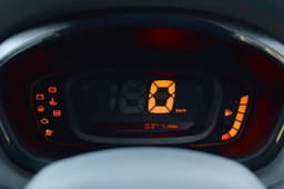 The Kwid&#8217;s digital speedo is clear and crisp; but no tachometer.