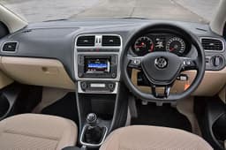 The interior of the Ameo is near identical to the Polo’s with build quality a big leap ahead of the competitors.
