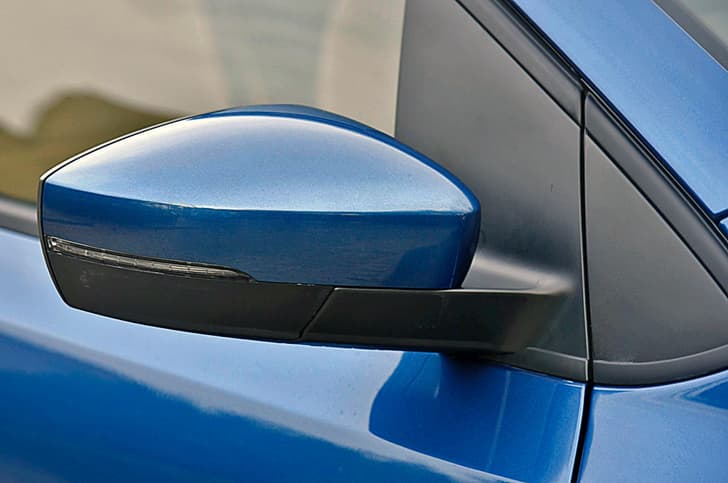 Higher trim variants get slim LED turn indicators on the wing mirrors.