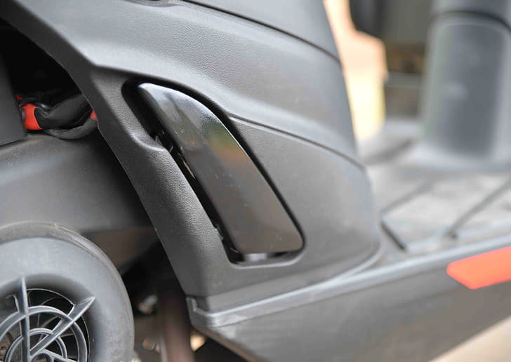 Can you spot the pillion footrest?