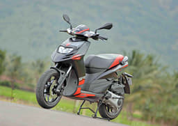 The SR150 is derived from the European from the SR Motard 125. But, with 95% localisation it is properly Made-In-India.  