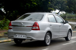 At the back, the updated Etios gets tweaked tail-lamps, a reprofiled bumper and additional chrome trim.