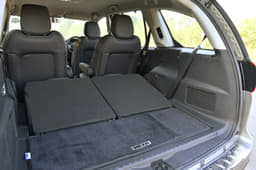 With all seats up, the Hexa’s luggage area can only be used for a few soft bags though the third row back rest can be folded to increase capacity.