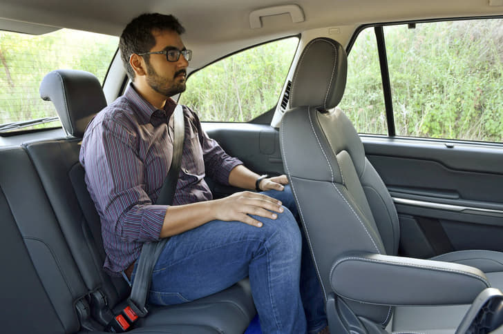 Third row offers a nice seating position and adequate room though it’s not the best place for tall people.