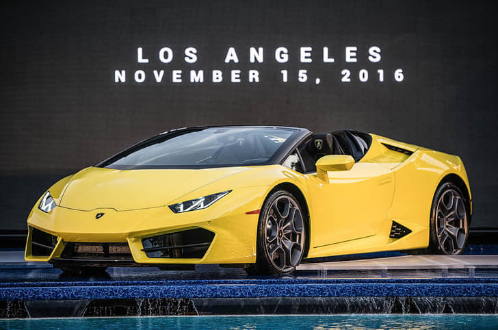 Lamborghini Huracan rear-wheel drive Spyder.