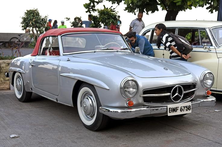 A Mercedes-Benz W121 190SL in pristine condition. A Mercedes-Benz W121 190SL in pristine condition.