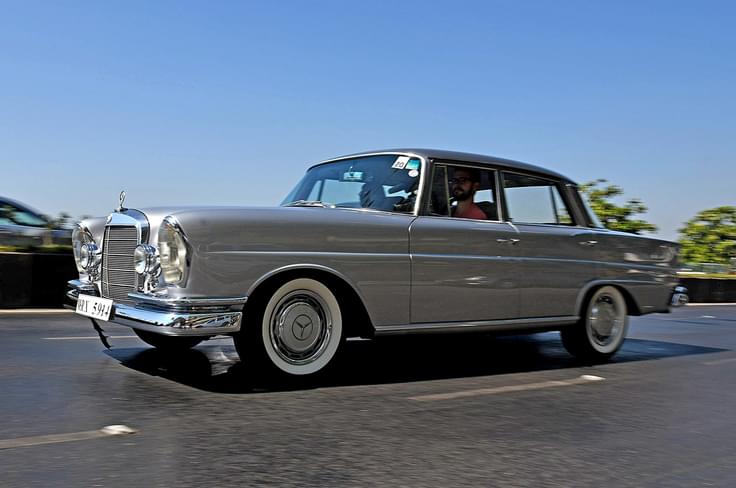 The Mercedes-Benz W111 Fintail 220S has a magisterial presence. The Mercedes-Benz W111 Fintail 220S has a magisterial presence.