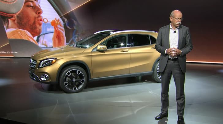 2017 Mercedes GLA facelift image gallery