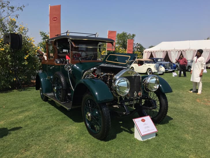 Mr. Shrivardhan Kanoria's 1914 Wolseley 30/40 HP won the best of Show.