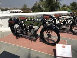 This 1914 Rudge Multi TT owned by Mr. Kiran Raju P. was the oldest motorcycle present at the show.