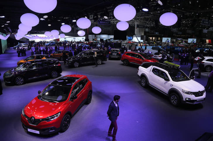 Renault's stand at Geneva Motor Show