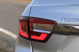 Split tail lamps are smartly styled.