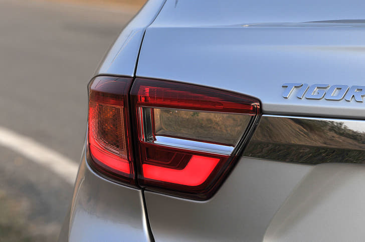 Split tail lamps are smartly styled.