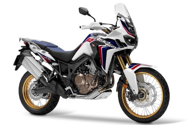 The CRF1000L Africa Twin is one of Honda’s most popular on/off-road motorcycles. The CRF1000L Africa Twin is one of Honda’s most popular on/off-road motorcycles.