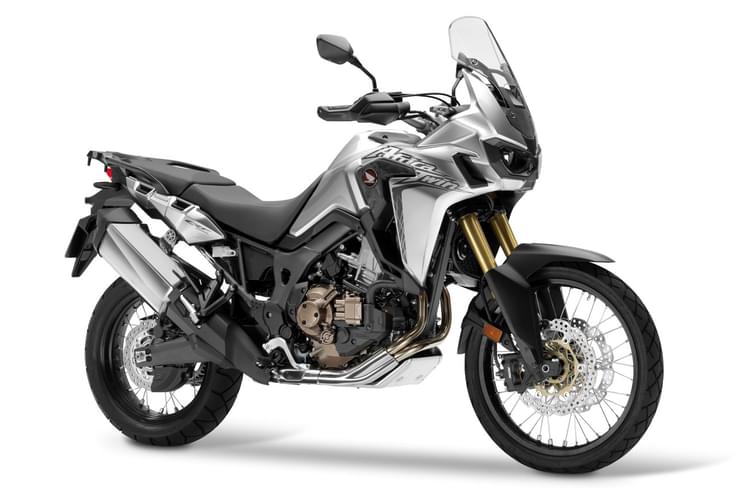 The Africa Twin gets high ground clearance and a long wheelbase. The Africa Twin gets high ground clearance and a long wheelbase.