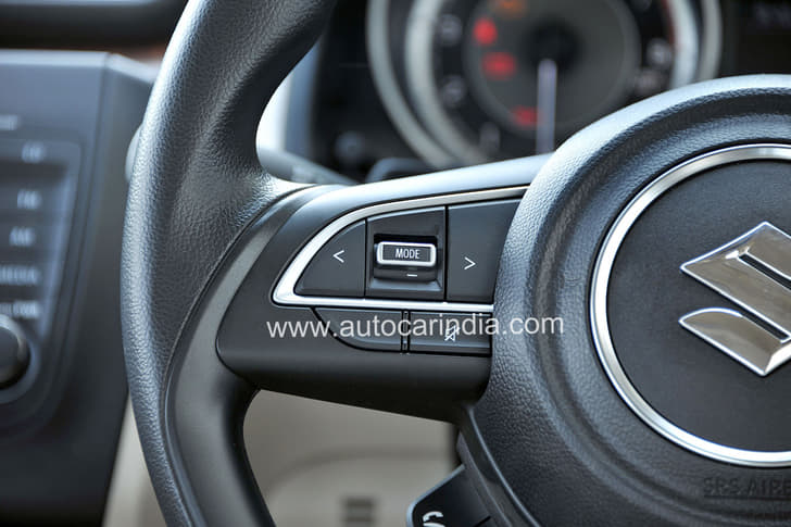 Steering mounted controls are of high quality.