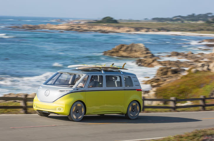 The Volkswagen ID Buzz.