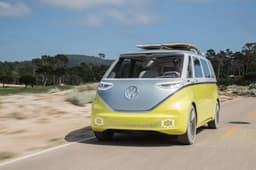 The Volkswagen ID Buzz MPV concept.