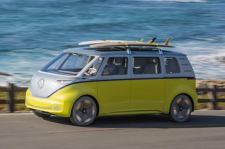 The Microbus-inspired Volkswagen ID Buzz will go into production in 2022. The Microbus-inspired Volkswagen ID Buzz will go into production in 2022.