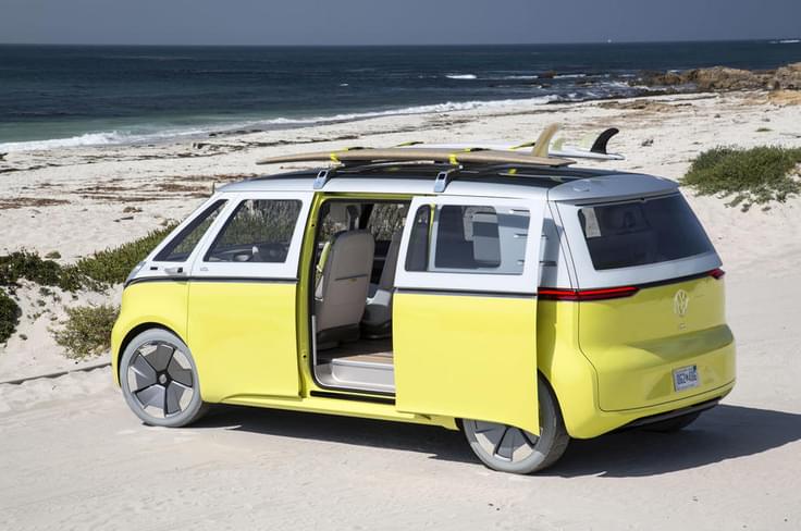 The ID Buzz can seat up to eight people. The ID Buzz can seat up to eight people.