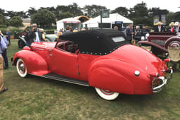 Packard introduced its first mid-priced model, this 120, in 1935. This example was first owned by actor Clark Gable.