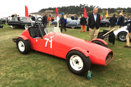 This 1949 Cannon Mk 1 Special uses the chassis of a 1934 Dodge and most of the running gear from an early Ford.
