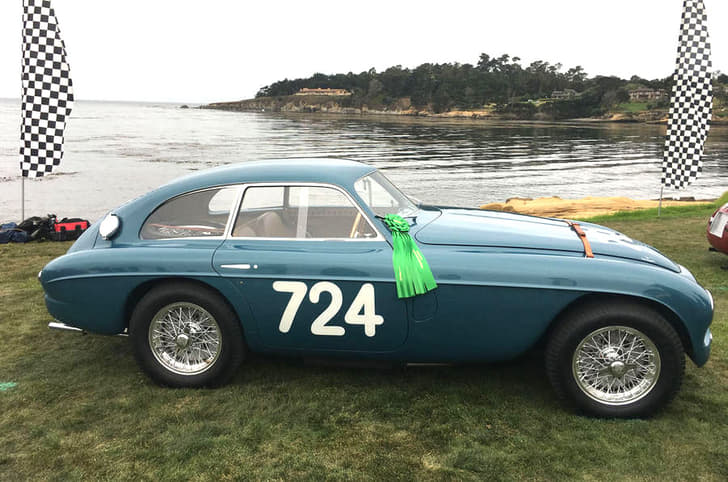 This Ferrari 166M Touring Berlinetta won the Mille Miglia in 1950.