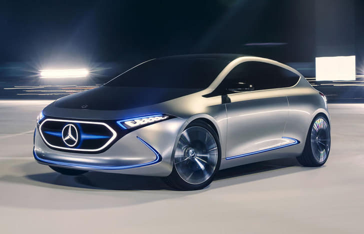 Mercedes-Benz EQA hatchback concept image gallery