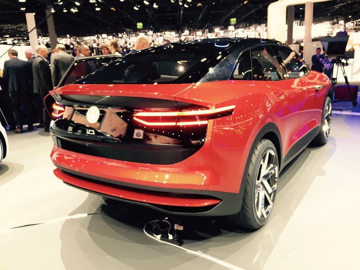 The new Volkswagen ID Crozz concept.