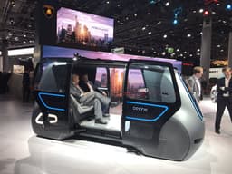 Volkswagen Sedric concept previews self-driving pod-like vehicle.