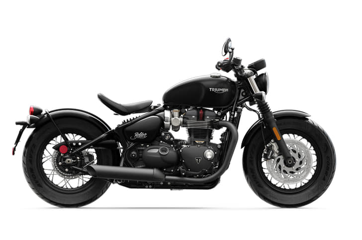 2018 Triumph Bonneville Bobber Black image gallery