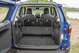 Flip-up seat squabs let you free up a bit more storage space in the boot.