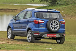 Customer feedback has helped the EcoSport retain the tailgate mounted spare.