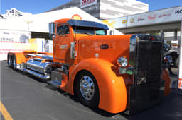379 PETERBILT - Even customised big rig trucks like this 1995 Peterbilt Rock Bottom were at SEMA.
