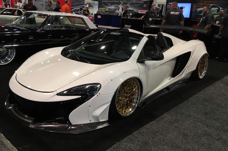 MCLAREN MP4-12C - This 2014 MP4-12C was customised just in time for SEMA – albeit without the full planned bodywork – by Deity Motorsports.