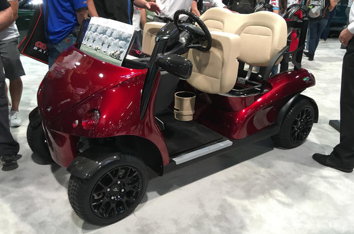 GARIA GOLF ROADSTER - Garia developed this Roadster as a sporting version of its standard golf cart.