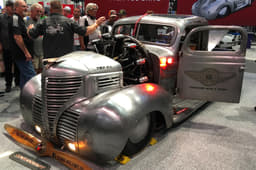 PLYMOUTH AIR-RADICAL PICK-UP - Colorado Auto and Parts owner Gary Corns took this 1939 pick-up truck and stuck an air-radial engine from a 1950s seaplane in it. 