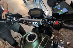 New Hero Xpulse concept's handlebats