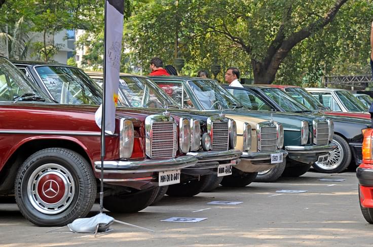 A large number of W114s and W115s turned up for the event. A large number of W114s and W115s turned up for the event.