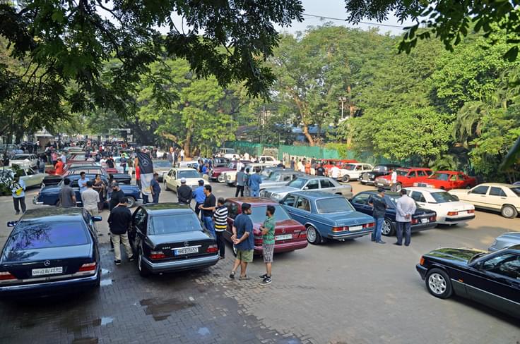The event showcased the evolution of Mercedes-Benz cars. The event showcased the evolution of Mercedes-Benz cars.