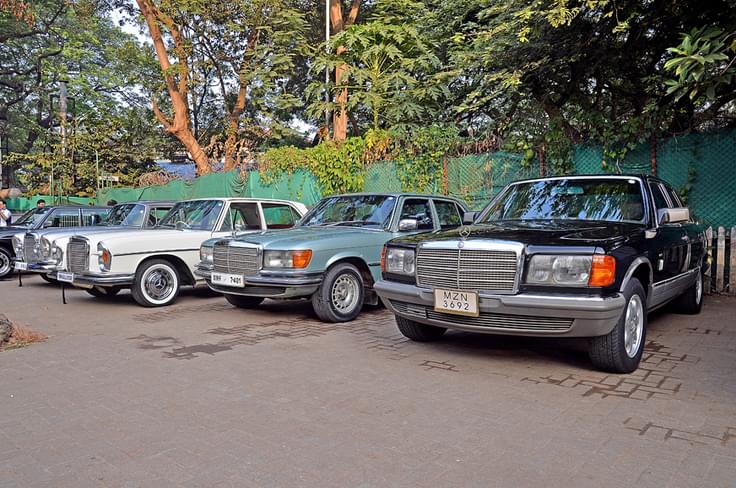 Viveck Goenka also brought every generation of the S-class and participated with a total of seven cars, the highest at the event. Viveck Goenka also brought every generation of the S-class and participated with a total of seven cars, the highest at the event.