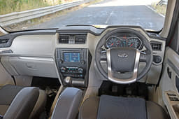 Changes to the interior are minimal. Scorpio offers a commanding view from the driver’s seat.