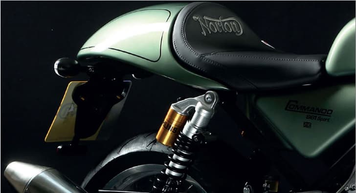 Norton Commando 961 Sport solo seat cowl.