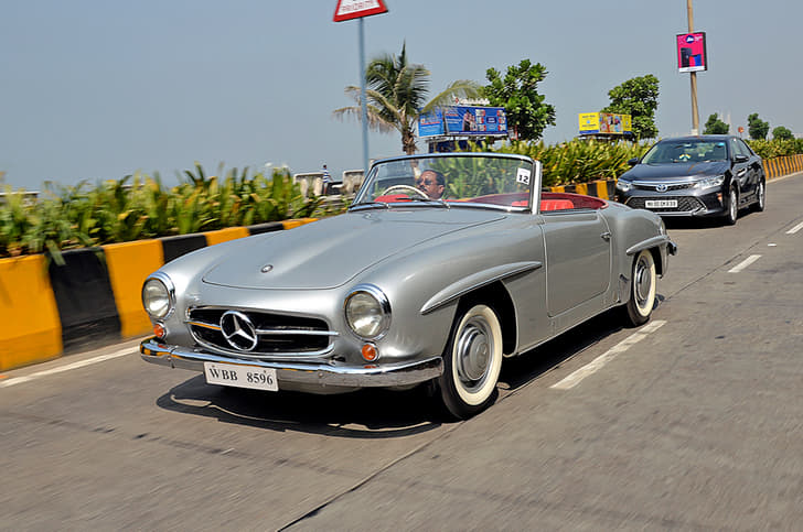 Yohan Poonawalla's 190SL turned many heads.