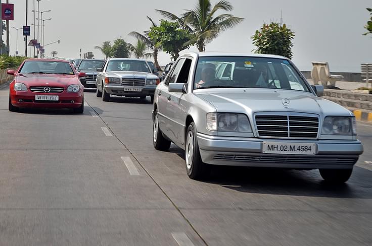 A mix of every generation of classic Mercedes turned heads on Sunday. A mix of every generation of classic Mercedes turned heads on Sunday.
