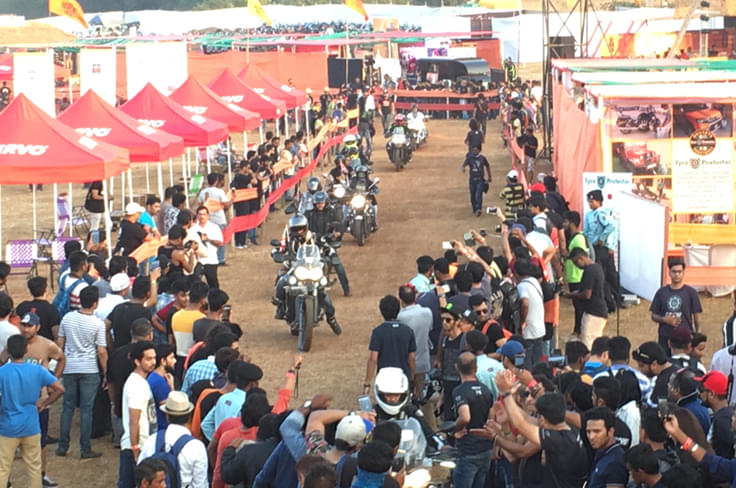 The Triumph group rolling in. The Triumph group rolling in.