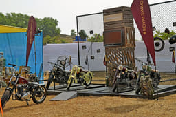 Tweaked Royal Enfields.