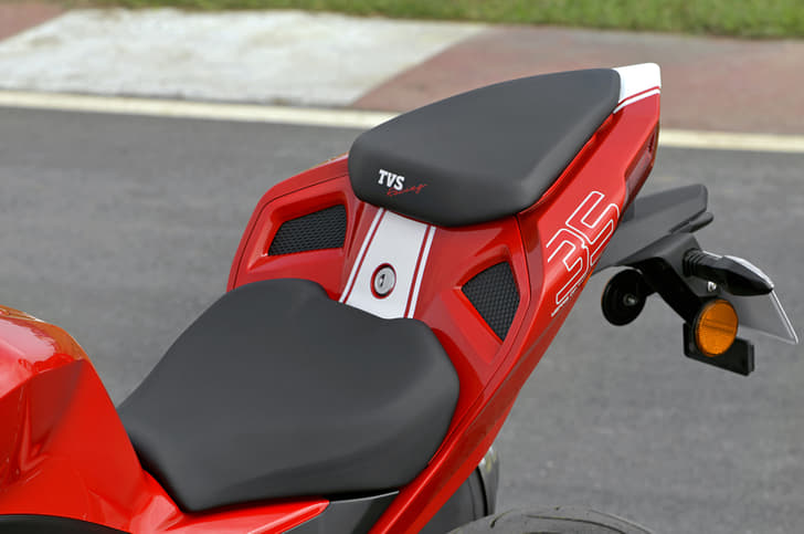 An 810mm seat height should be comfortable for most riders. The riding position itself is quite roomy.