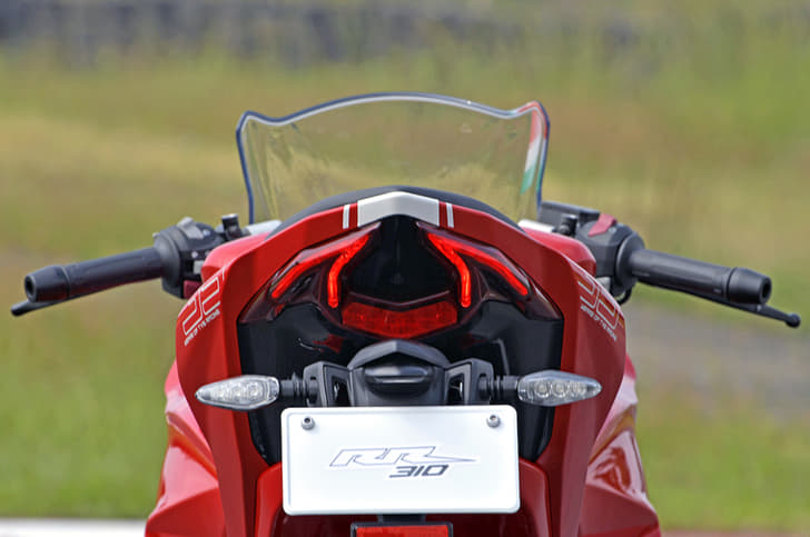 Tail light is an all LED affair and its 'Omega' shape is really distinctive.